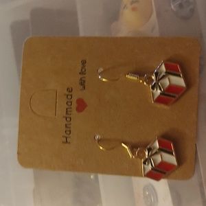 Present Gift Christmas Holiday New Kids Women New Earrings